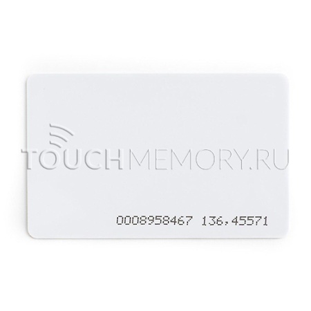 MIFARE 1K ISO CARD карта с номером